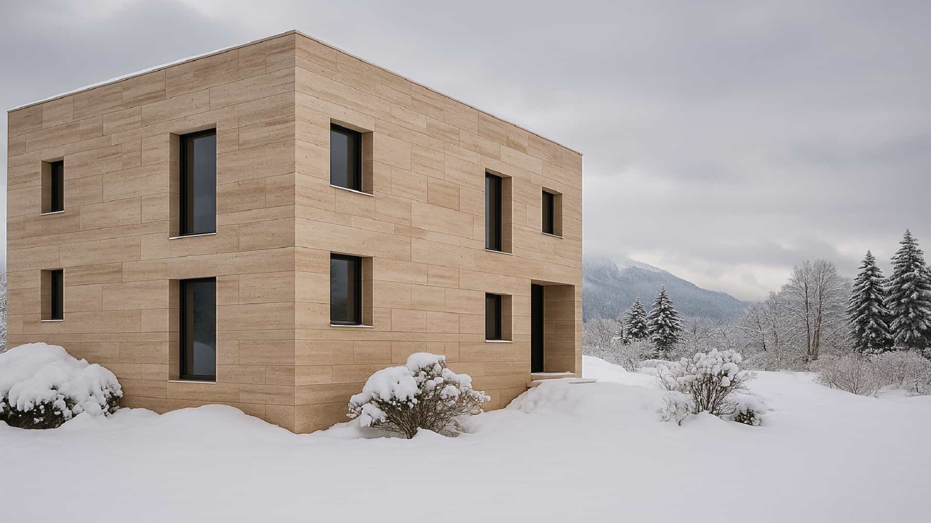 بهترین تراورتن برای مناطق سردسیر کدام است - مقاومت تراورتن تکاب در برابر سرما - سنگ مناسب مناطق سردسیر - نمای ساختمان در اقلیم سرد - تست مقاومت تراورتن در سرما - سنگ مناسب زمستان‌های سرد - صنایع سنگ آوش