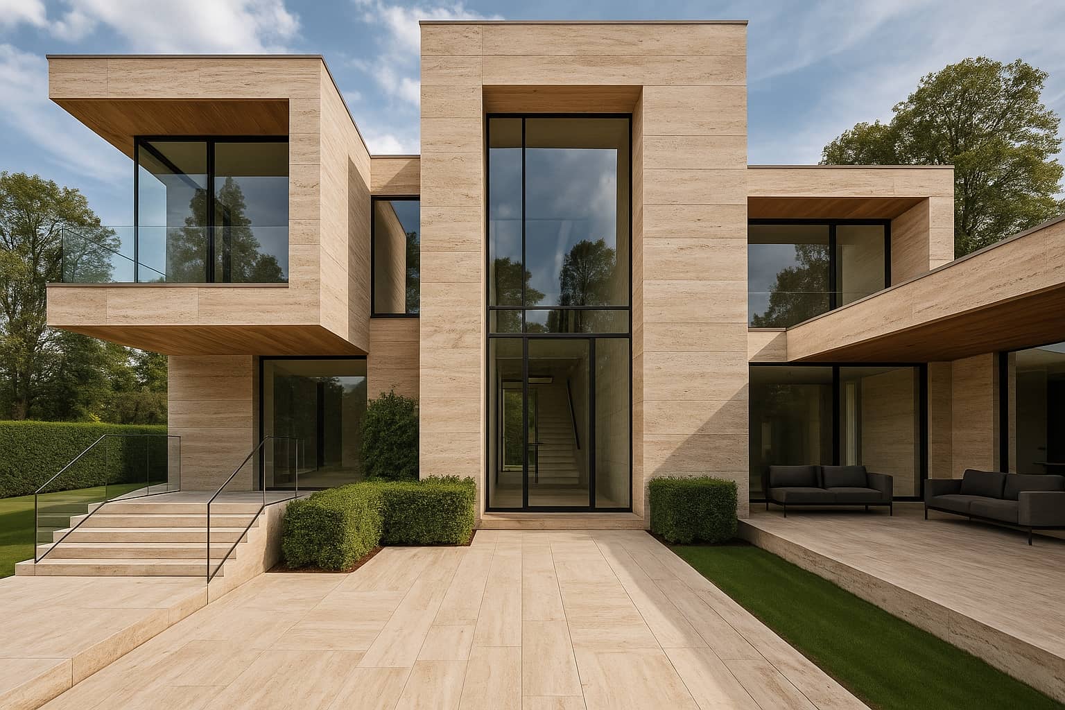 چرا نسل جدید معماران دوباره به سنگ طبیعی علاقه‌مند شده‌اند| معماری معاصر | نسل جدید معماران | سنگ طبیعی در معماری مدرن | معماری مدرن | بازگشت به طبیعت | مصالح ساختمانی | مصالح ساختمانی طبیعی | صنایع سنگ آوش