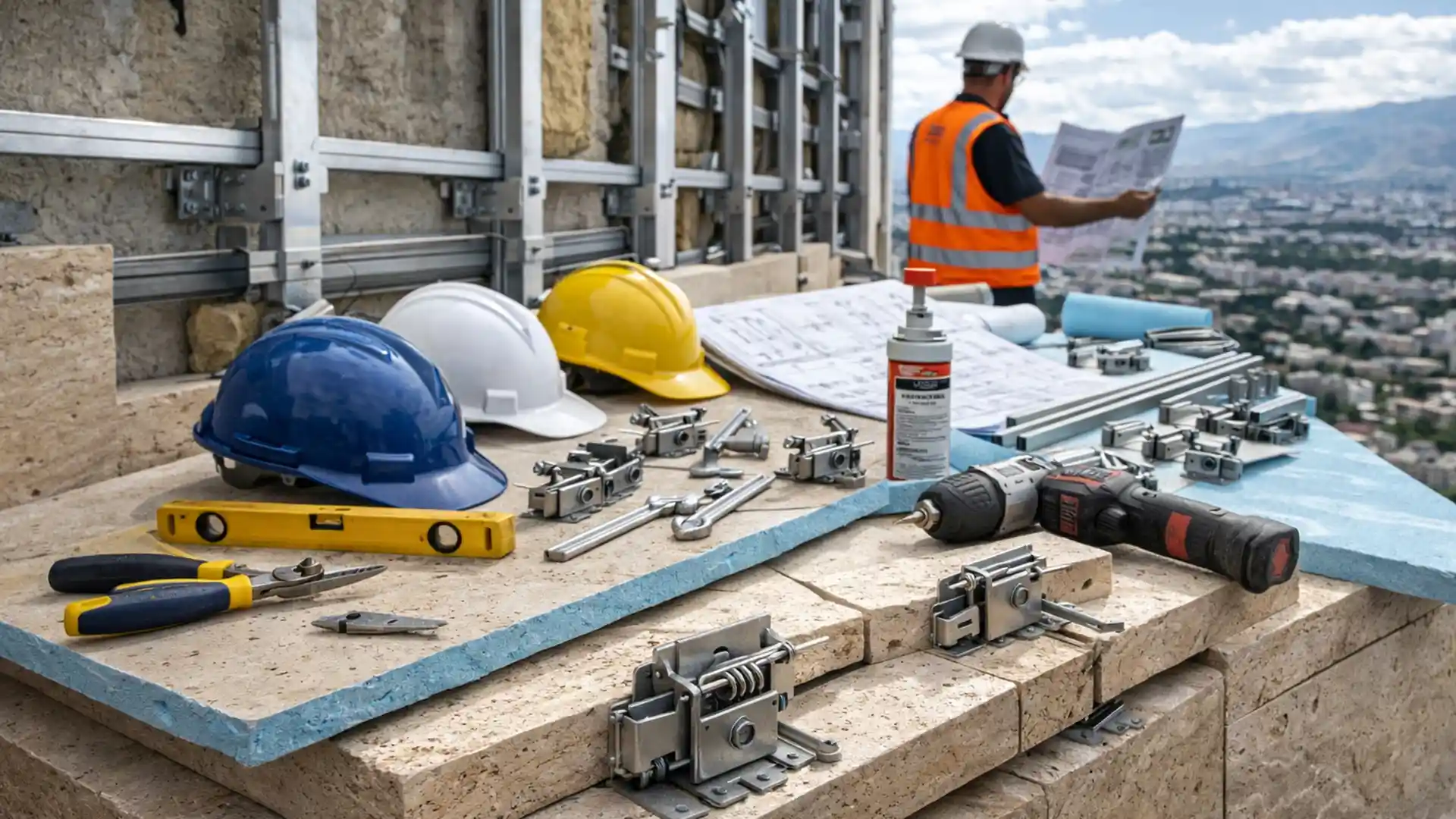 نصب خشک تراورتن تکاب |سیستم نصب خشک | سیستم درای فیکس | چطور تراورتن تکاب را با سیستم نصب خشک (Dry Fix) اجرا کنیم