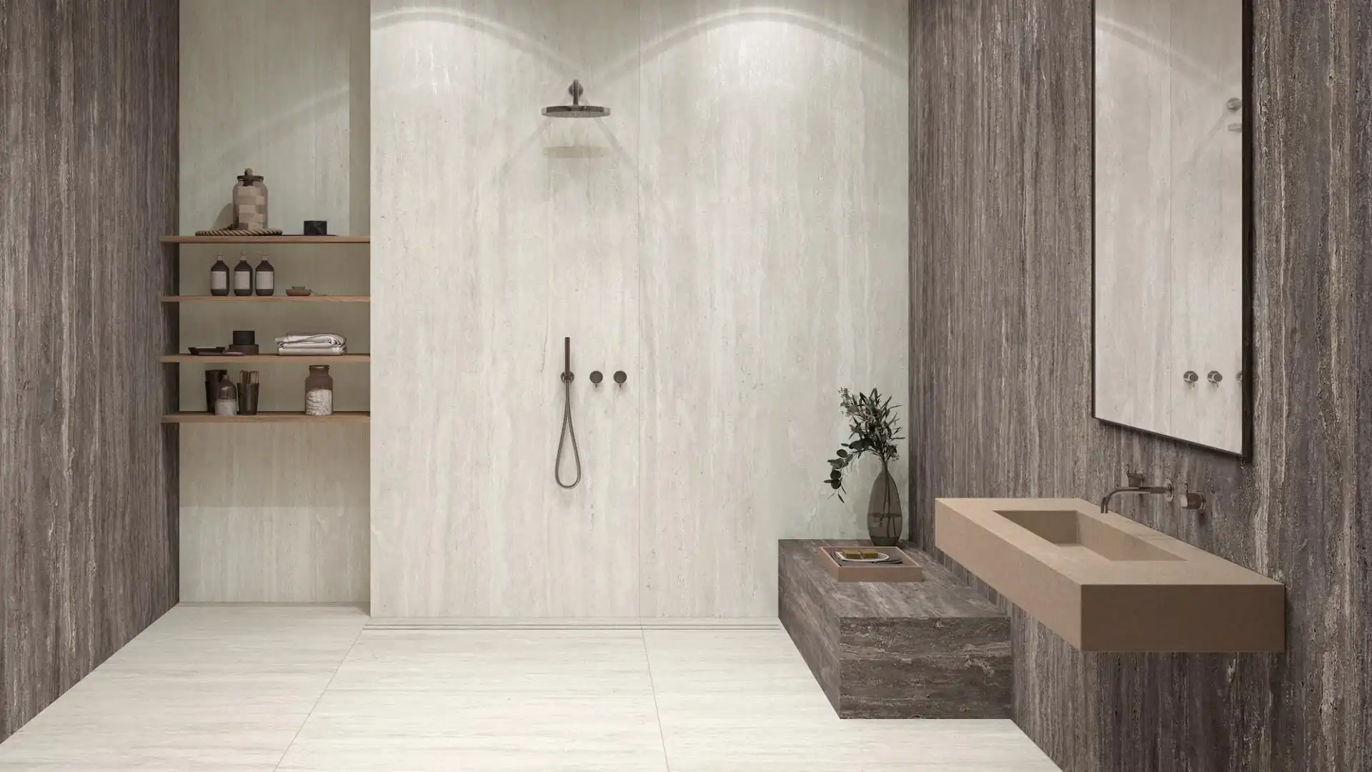 تفاوت سنگ تراورتن تکاب عسلی و سیلور در نمای ساختمان | مقایسه تراورتن عسلی و سیلور | تفاوت تراورتن عسلی و سیلور